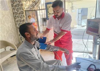 استقرار 36 پایگاه و 200 نیروی عملیاتی هلالاحمر کردستان در طرح اربعین